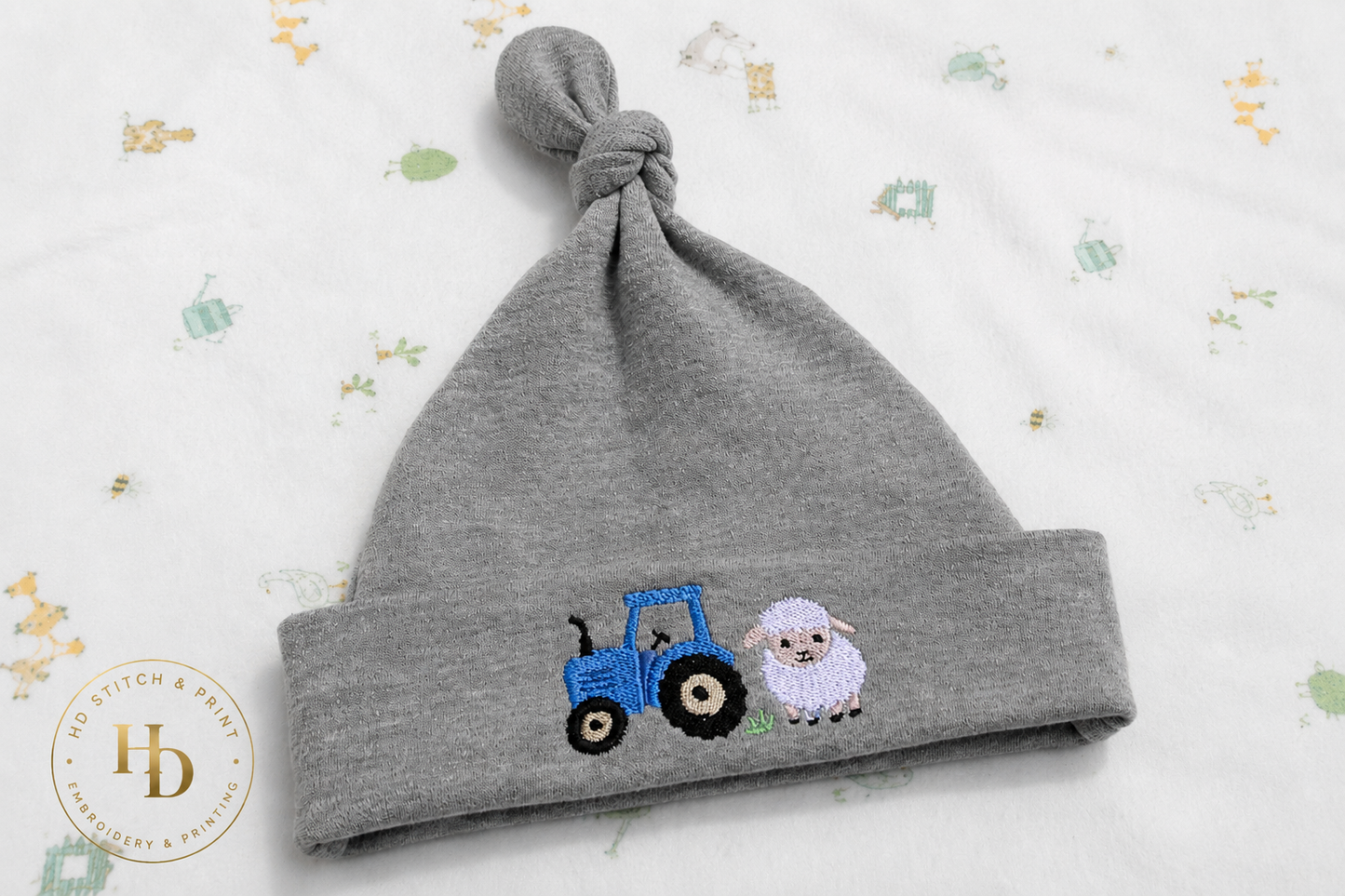 Embroidered Baby Hat