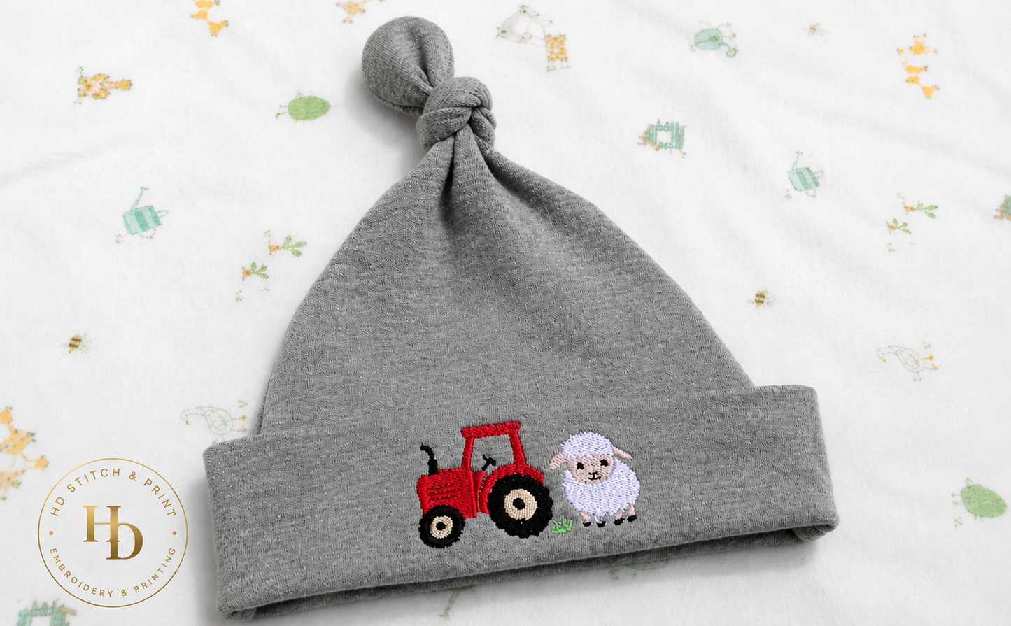 Embroidered Baby Hat