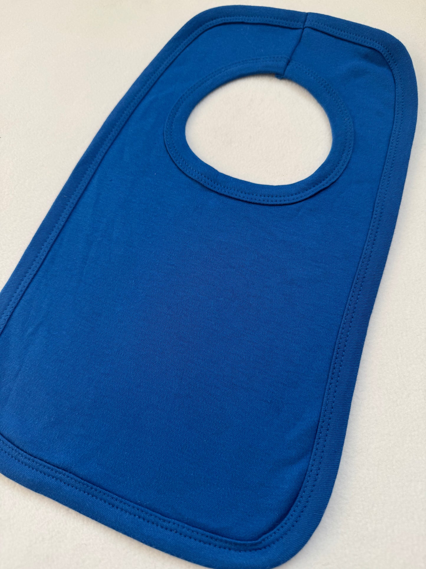 Blue Baby Pull Over Bib | Baby Feeding Bib