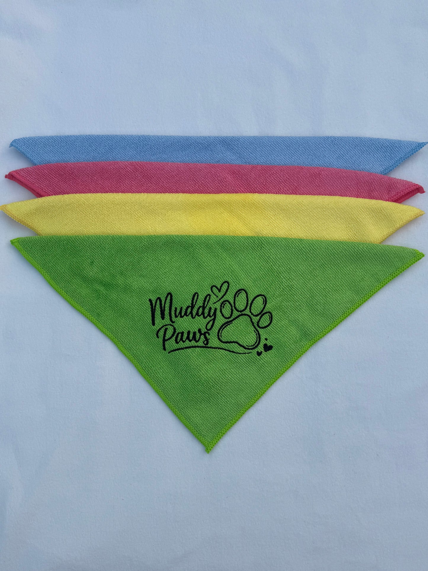 Muddy Paws Embroidered Microfibre Cleaning Cloth