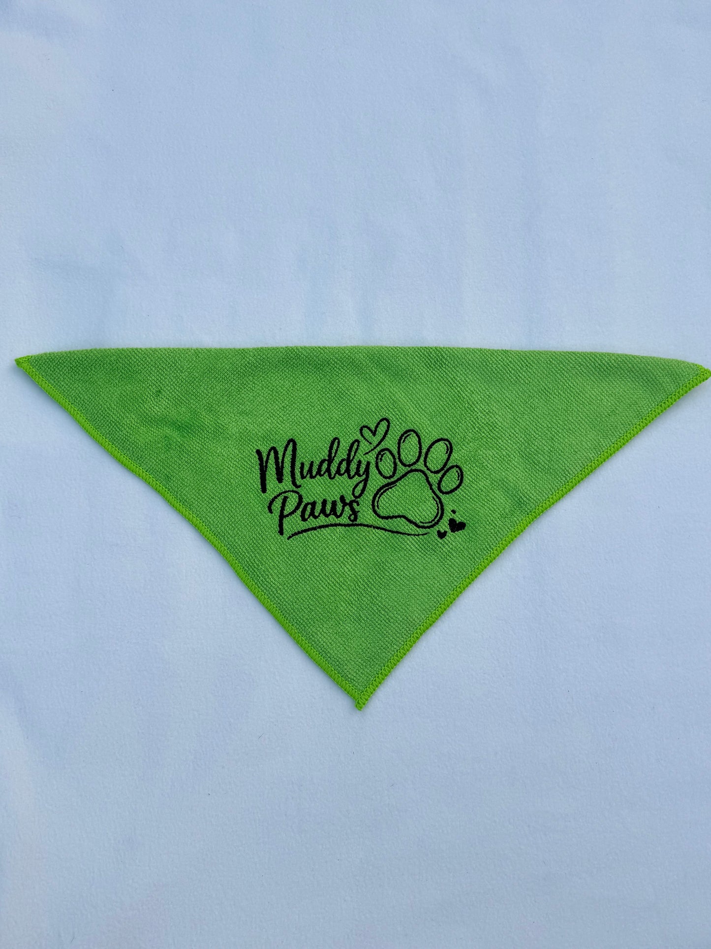 Muddy Paws Embroidered Microfibre Cleaning Cloth